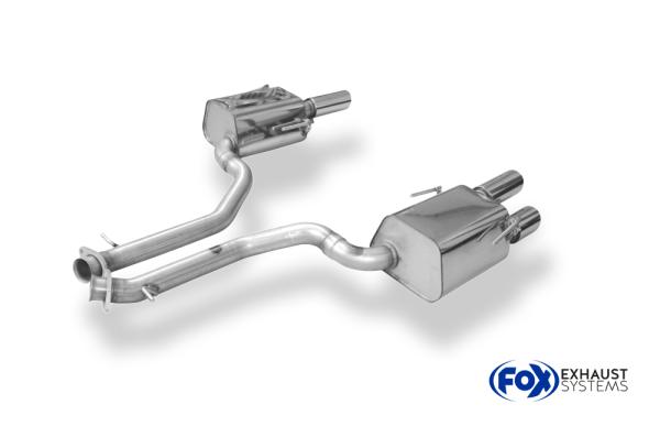 Endschalldämpfer rechts/links - 2x80 Typ 25 rechts/links passend für: Lexus RC RC F